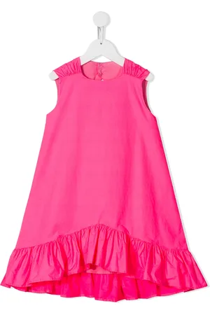 Msgm Sleeveless ruffle trimmed dress