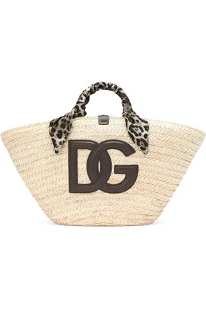 Dolce & Gabbana Medium Kendra logo-patch tote bag