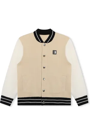 Givenchy Logo-appliqué knitted bomber jacket
