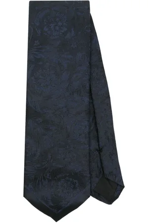 VERSACE Barocco jacquard silk tie