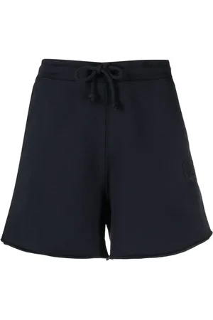 Ganni Logo-embroidered track shorts