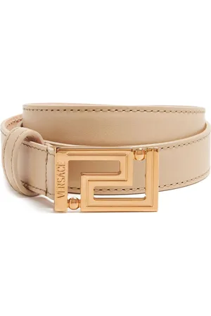 VERSACE Greca Goddess leather belt