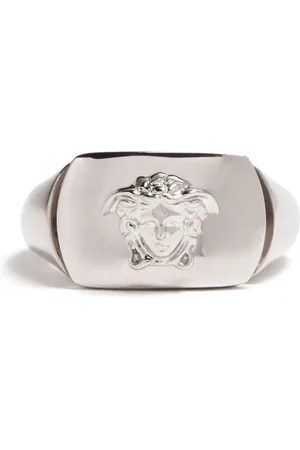VERSACE Medusa-embossed signet ring