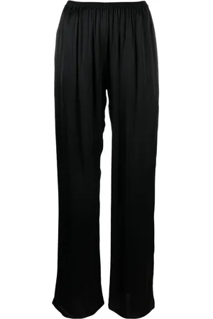 MATTEAU Straight-leg satin trousers