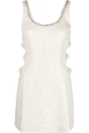 Self-Portrait Diamant??-trim mini dress