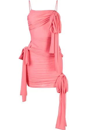 BLUMARINE Sash-detailing mini dress