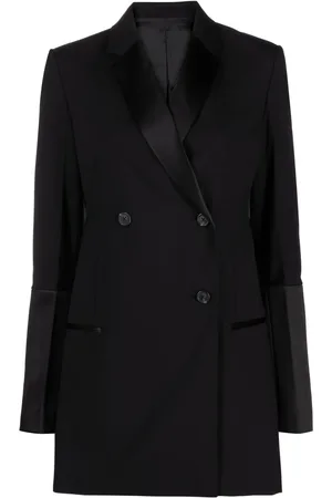 Helmut Lang Double-breasted tuxedo blazer