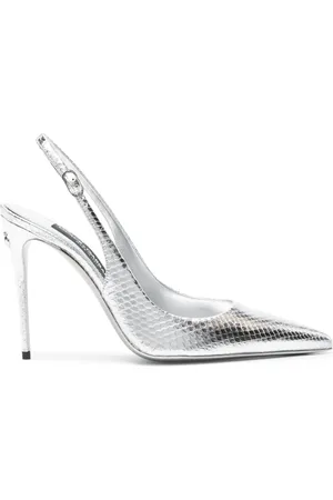 Dolce & Gabbana 120mm metallic snakeskin pumps