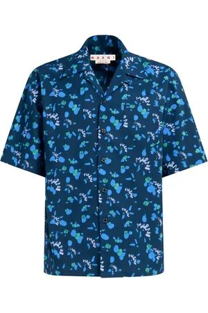 Marni Graphic-print cotton shirt