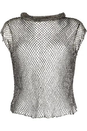 RACHEL GILBERT Knox V-neck mesh top