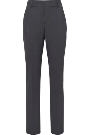 Brunello Cucinelli High-waist tapered-leg trousers