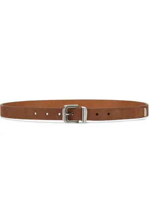 Brunello Cucinelli Buckle-fastening leather belt