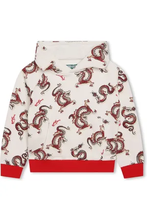 Kenzo Graphic-print cotton hoodie