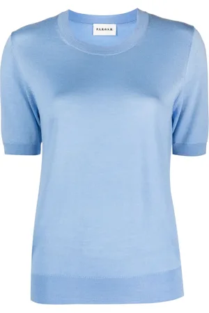 P.A.R.O.S.H. Fine-knit short-sleeve jumper