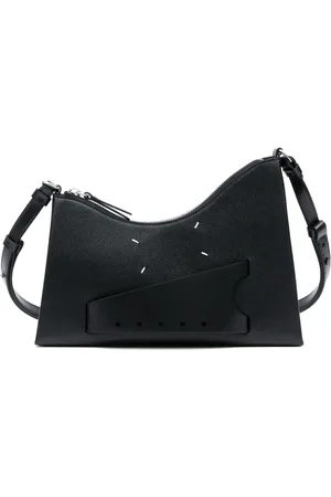 Maison Margiela Small Snatched leather shoulder bag