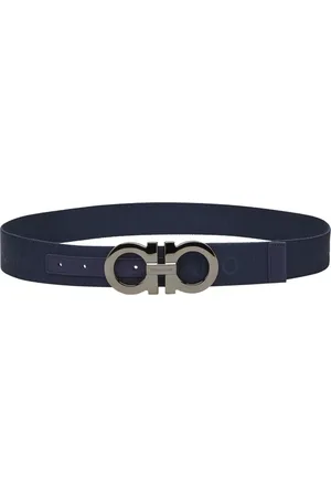 Salvatore Ferragamo Gancini logo-jacquard grosgrain belt