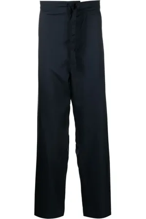 Maison Margiela Tapered-leg silk trousers