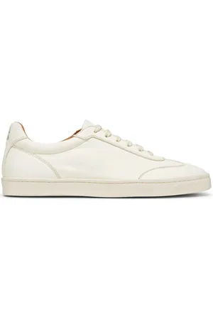Brunello Cucinelli Logo-print panelled low-top sneakers