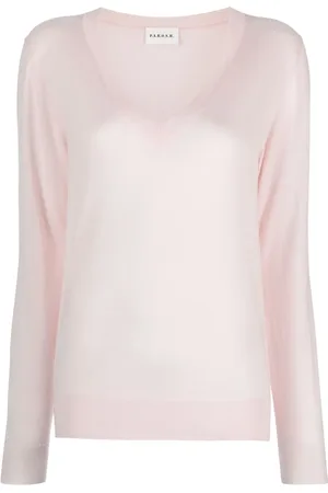 P.A.R.O.S.H. Fine-knit V-neck top