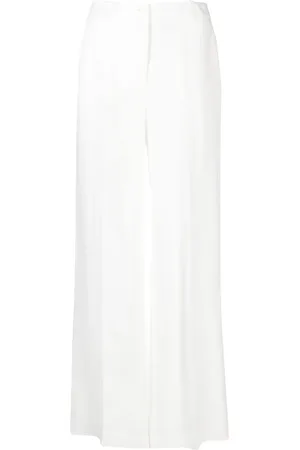 P.A.R.O.S.H. Straight-leg linen trousers