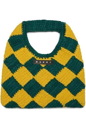Marni Diamond logo-patch bag
