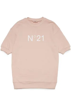 Nº21 Logo-print cotton dress