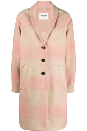 Marant Etoile Gabriel checked coat