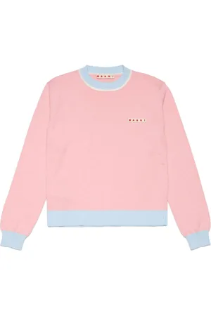 Marni Logo-appliqué ribbed jumper