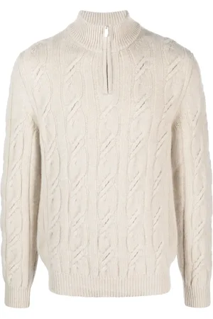 FEDELI Chunky-knit wool-blend jumper
