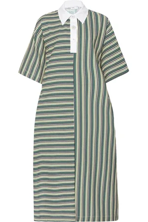 ROSETTA GETTY Rugby striped maxi dress