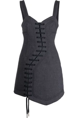 Acler Elmore tie-fastening dress