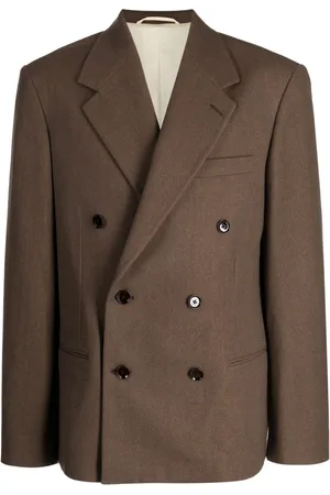 LEMAIRE Double-breasted twill blazer