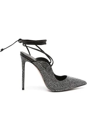 LE SILLA Ivy 120mm crystal-embellished pumps