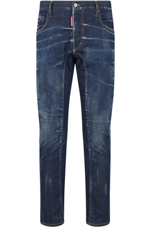 Dsquared2 Logo-appliqué straight-leg jeans