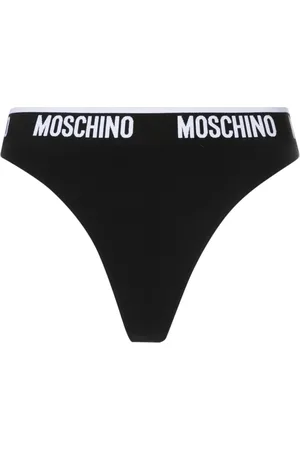 Moschino Logo-waistband stretch-cotton briefs