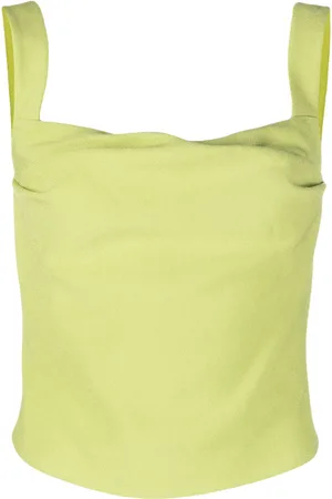 Paris Georgia Raf Singlet pleat-detailing tank top