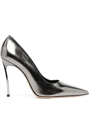 Casadei Superblade 100mm metallic-finish pumps