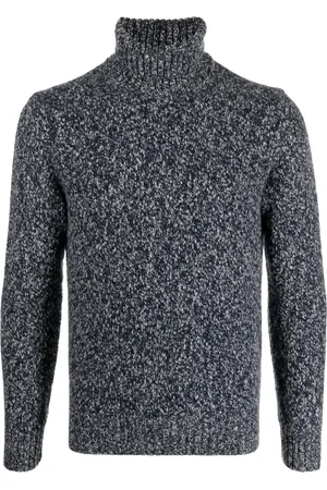 Cruciani Roll-neck m??lange wool jumper