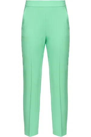 Pinko Pressed-crease tapered-leg trousers