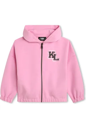 Karl Lagerfeld Logo-print zipped hoodie