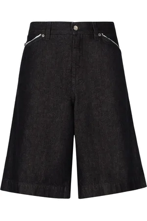 Dolce & Gabbana Logo-plaque denim bermuda shorts