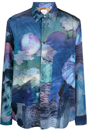 Paul Smith Illustration-print long-sleeve shirt