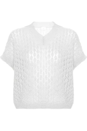 ELEVENTY V-neck knitted top