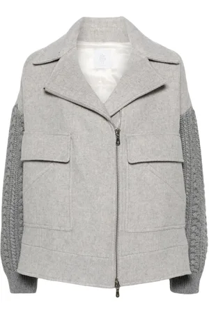 ELEVENTY Contrast-sleeve jacket