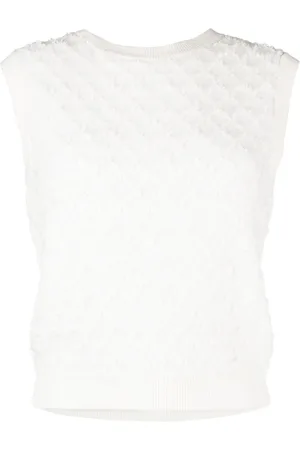 Maje Sleeveless knitted top