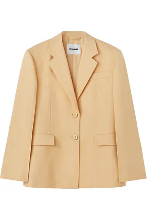 Jil Sander Single-breasted crepe blazer