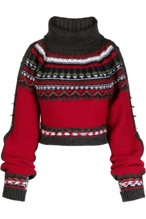 MONSE Patterned-intarsia knit jumper