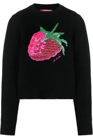 La DoubleJ Lampone embroidered jumper