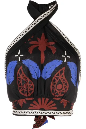 JOHANNA ORTIZ Grateful Warrior linen top