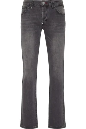 Philipp Plein Supreme Iconic low-rise straight-leg jeans